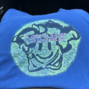 Versace Royal Blue Apparel with Medusa Tag